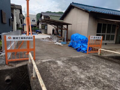 資材置き場入口